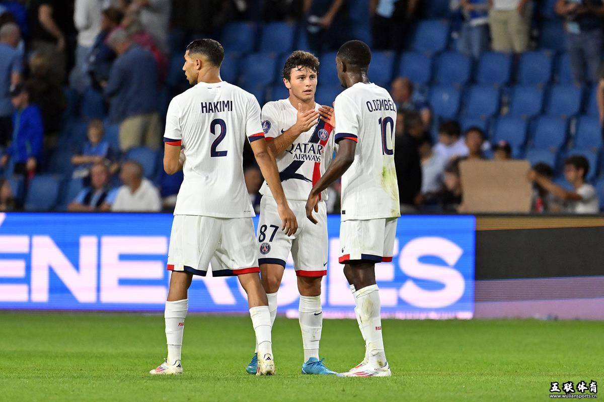大巴黎6-0踢疯了！法甲2轮狂轰10球，没有姆巴佩后反倒踢得更猛了