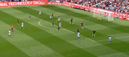 英超：哈兰德双响4轮9球 曼城开场22秒丢球 2-1逆转布伦特福德四连胜